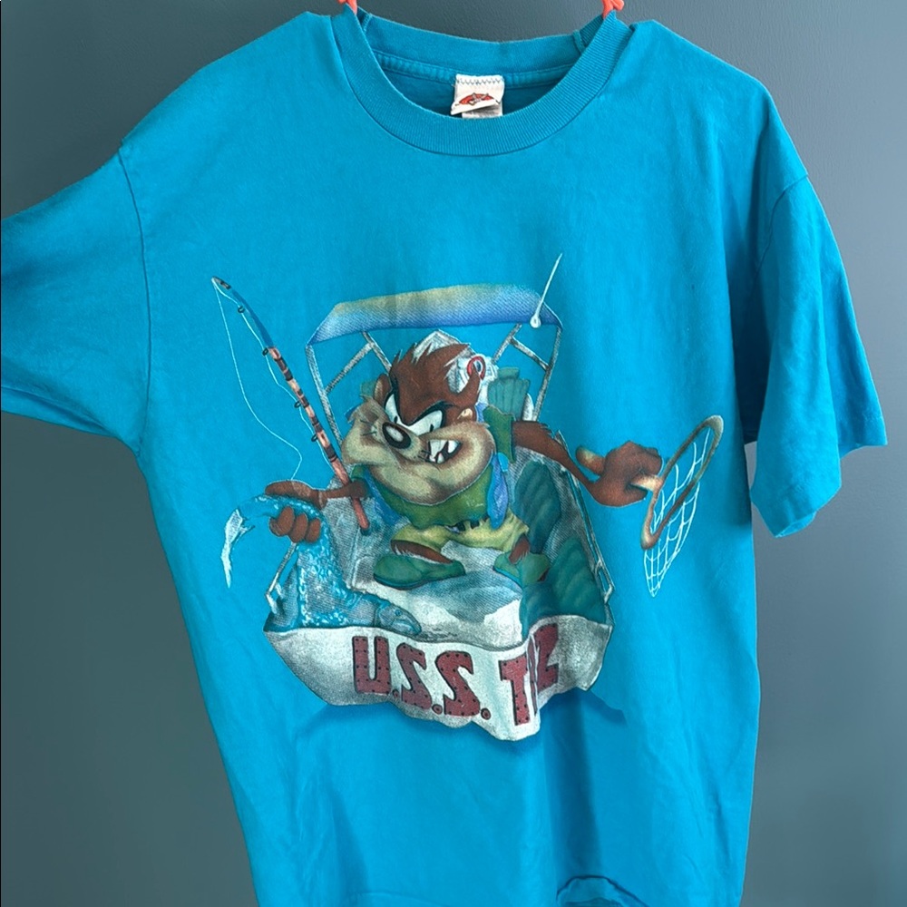 Warner Bros. Teal Cartoon T-Shirt